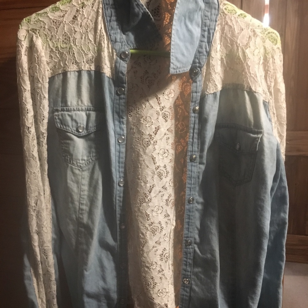 Denim shirt